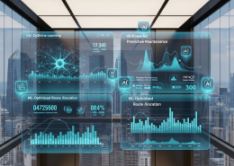 Artificial intelligence and machine learning in smart elevators